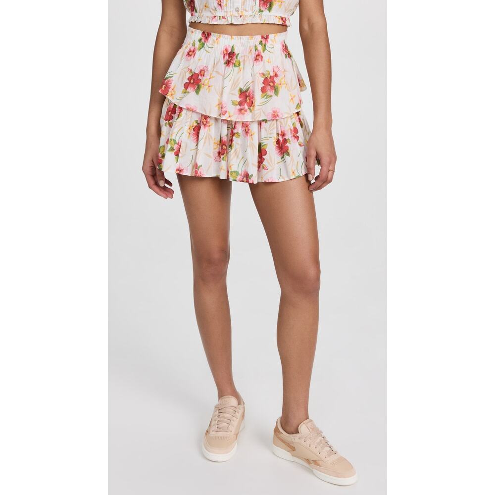 LoveShackFancy Ruffle Mini Skirt - M - Picture 2 of 6